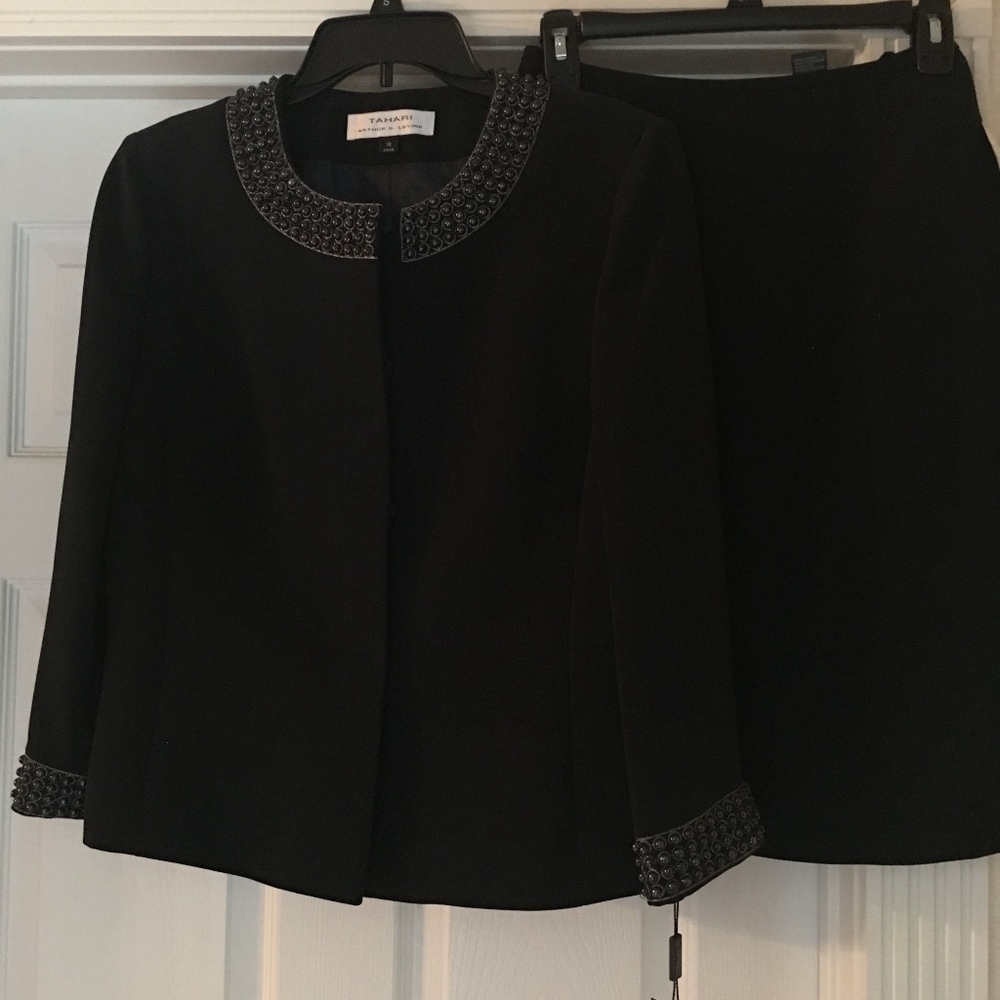 Tahari Navy Suit